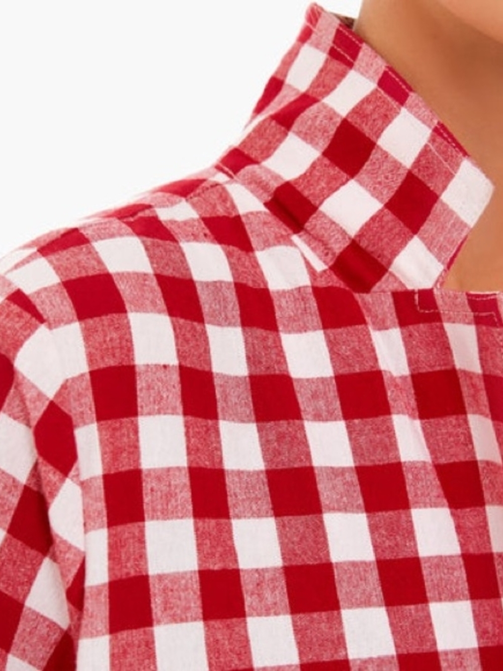 Tuckernuck Pomander Place Red and White Gingham Button-Down Shirt - Picture 5 of 8